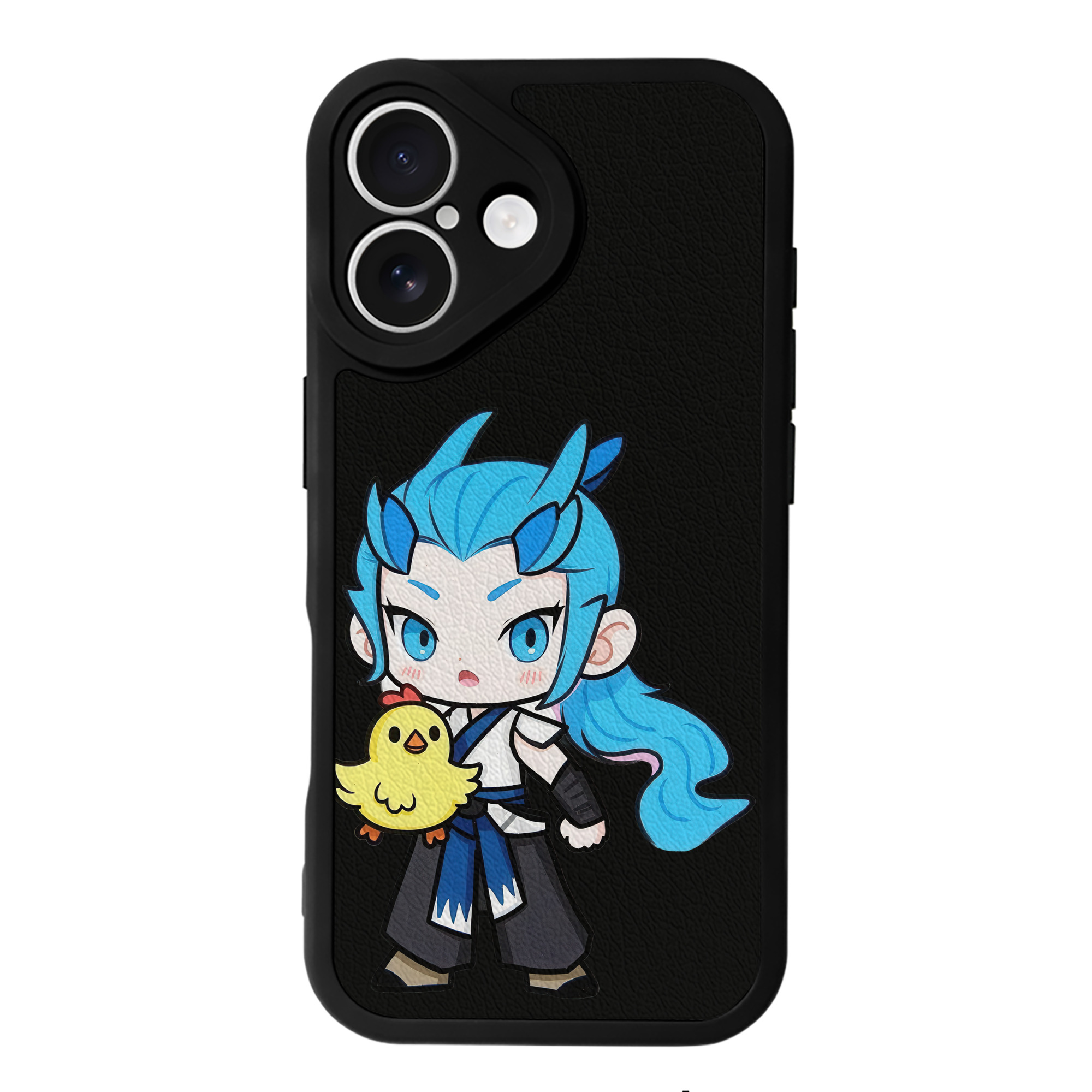 （画像用） Ne Zha 2 ナタ 魔童の大暴れ 【iPhone 16シリーズ対応】シリコンスマホケース（レザー調） 材質：シリコン